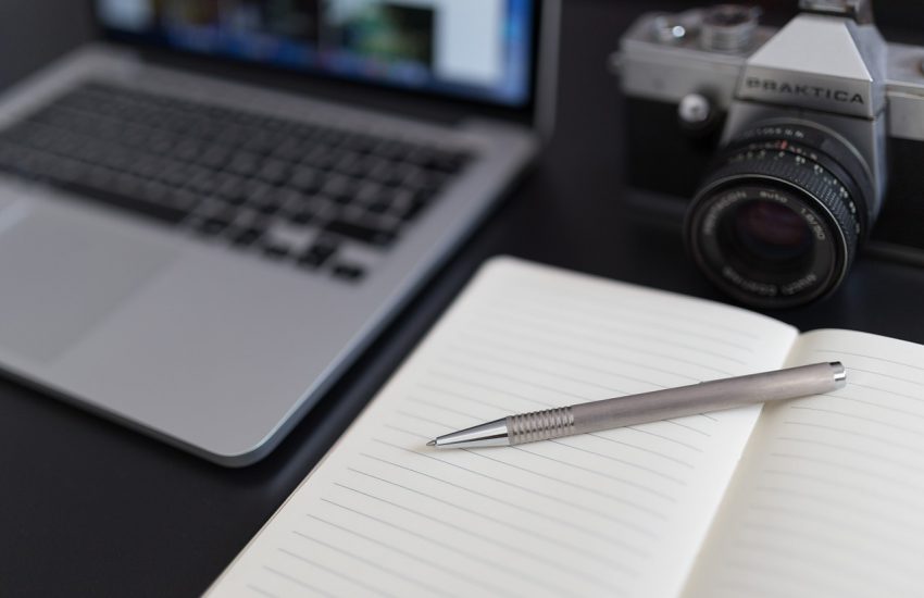 notebook 850x550 - The Things a Photography Business Plan Should Include - Tips and Tricks to Starting a Photography Business